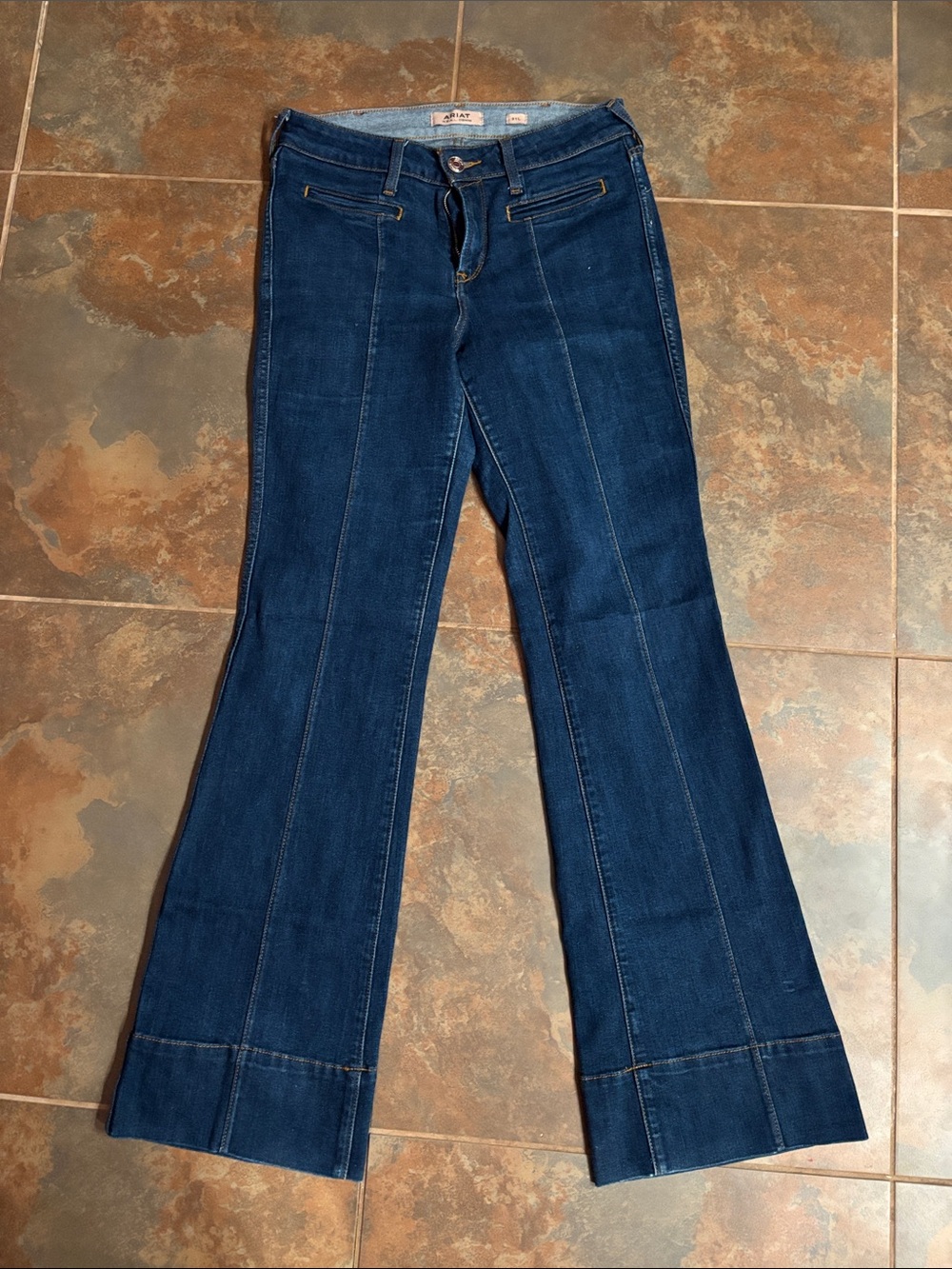 Ariat Indigo Flare Wide-Leg Jeans 31 long